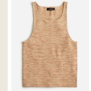 J. Crew space dyed racer back sweater tank. New without tags